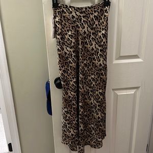 Zara leopard skirt